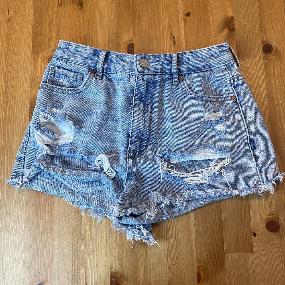 pacsun denim shorts